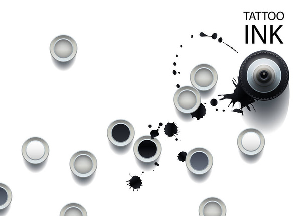 Tattoo inkoust designu - Vektor, obrázek