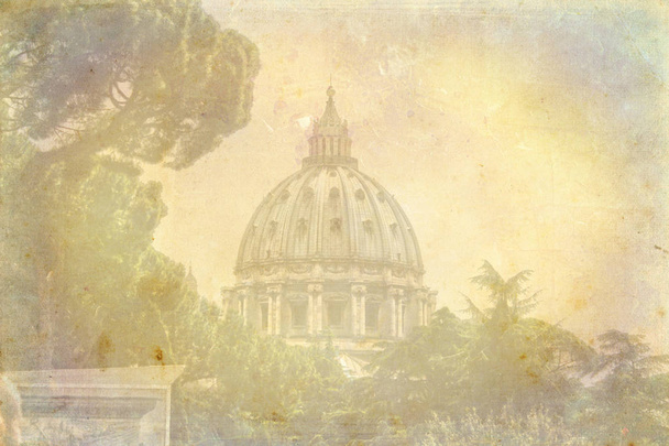 vatikanische Kunst Illustration Textur - Foto, Bild