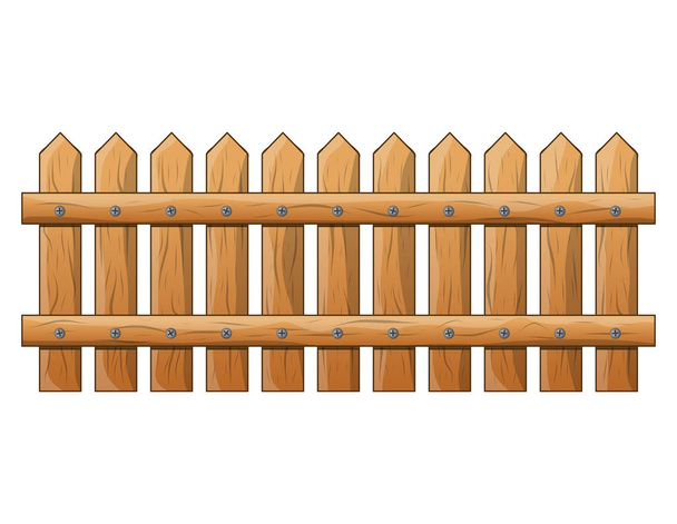 Wooden Fence isolated vector symbol icon design. Beautiful illus - Vector, Image