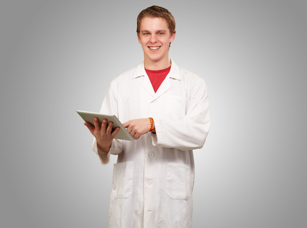 Portrait of a doctor using a tablet - Fotoğraf, Görsel