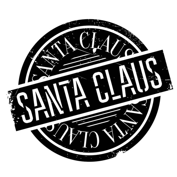 Santa Claus rubber stamp - Vector, afbeelding