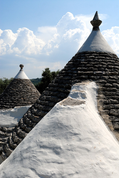 Puglia, trullo, tipical střechy - Fotografie, Obrázek