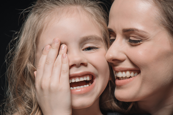 daughter and mother laughing - Fotografie, Obrázek