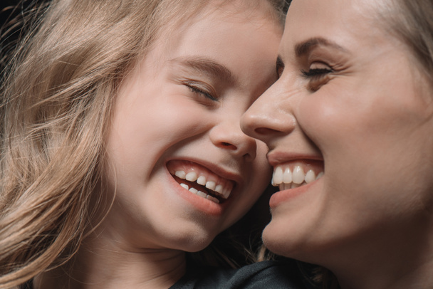daughter and mother laughing - Photo, Image