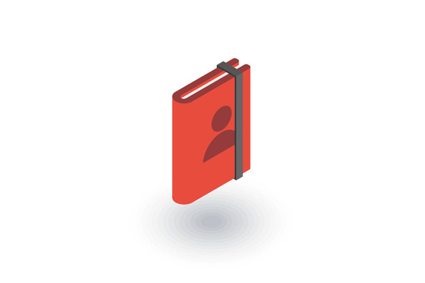 ikona knihy adres - Vektor, obrázek