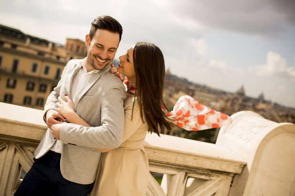 Šťastný pár v Římě - Fotografie, Obrázek