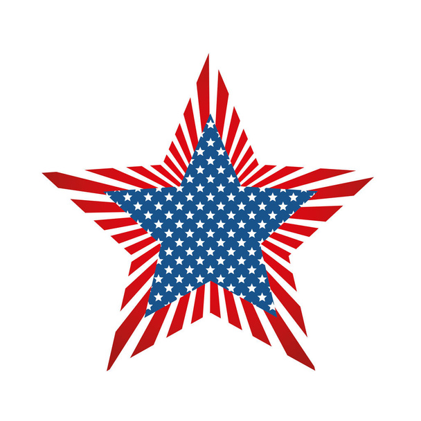 Yhdysvaltain isänmaallinen symboli
 - Vektori, kuva