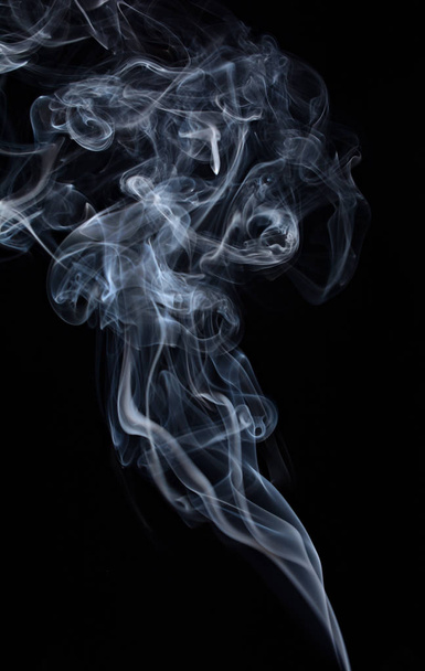 Transparented white cloud of smoke - Фото, изображение
