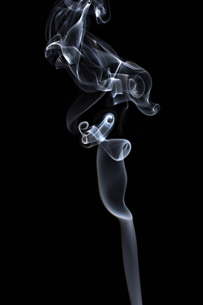 Transparented white cloud of smoke - Φωτογραφία, εικόνα