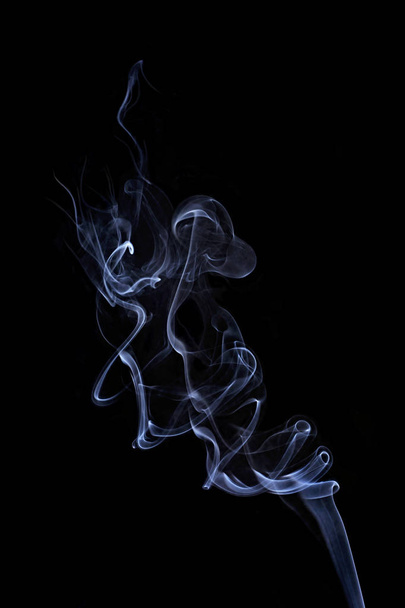 Transparented witte wolk van rook - Foto, afbeelding