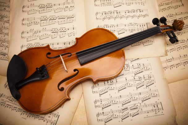 Стара скрипка фону
 - Фото, зображення