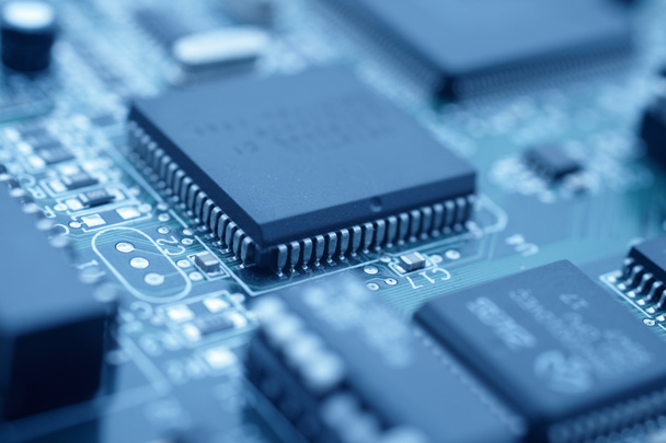 futuristische Technologie - Bild einer CPU - Foto, Bild