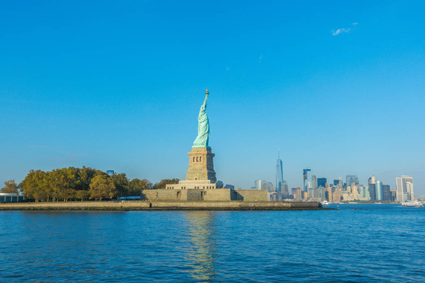 Statue of Liberty, New York City , USA . - 写真・画像