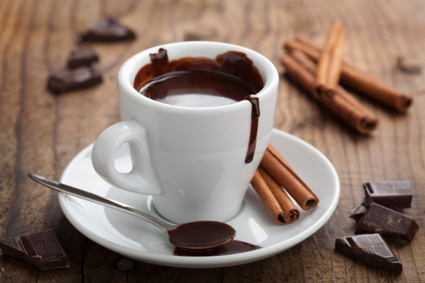 горячий шоколад с корицей
 - Фото, изображение