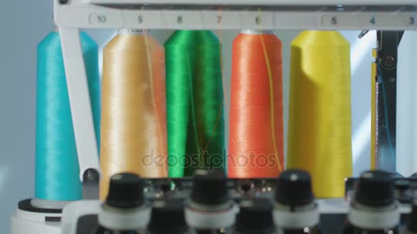 Skein Thread Stand for Embroidery Machines - Footage, Video