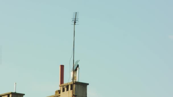 Современный дымоход на крыше дома
 - Кадры, видео