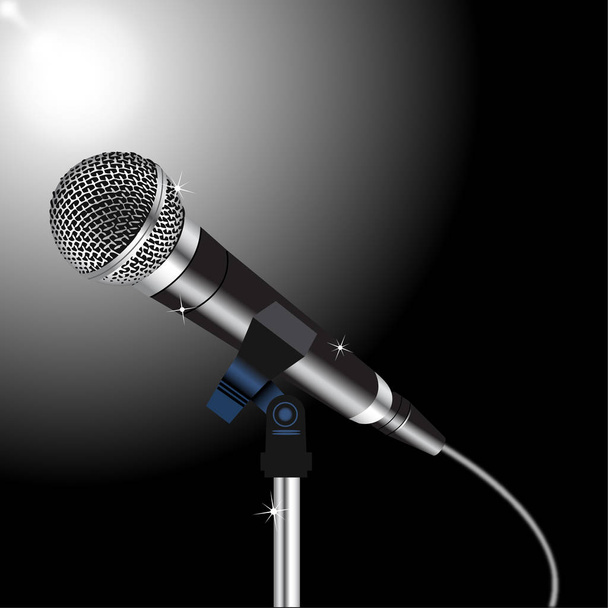 Mikrofon kábel vektor - Vektor, kép