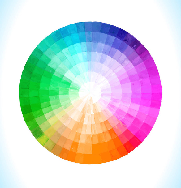 Mehrfarbiger Vektorspektralkreis - Vektor, Bild