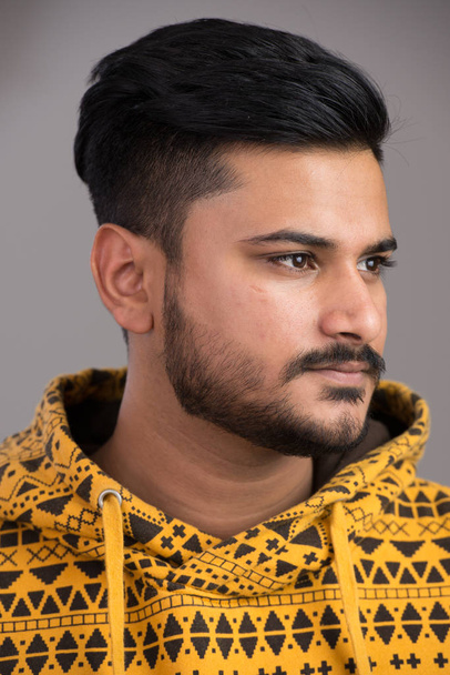 Face of young handsome Indian man  - Zdjęcie, obraz