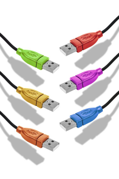 Cavi USB colorati
   - Foto, immagini