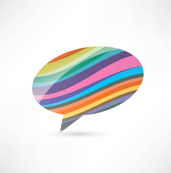 abstract talking bubble - Vector, Image