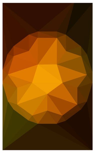 Темно-зелений, жовтий красиві геометричні Gemstone фон з великим діамантом в центрі. - Фото, зображення