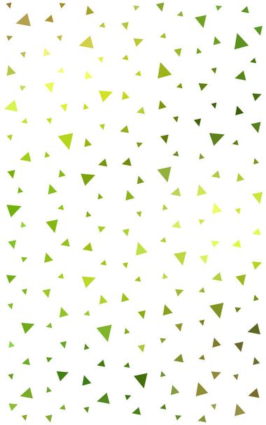 Verde chiaro, Giallo astratto sfondo geometrico composto da triangoli colorati
. - Foto, immagini