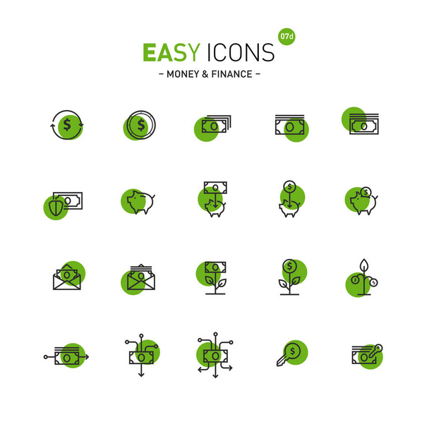 Easy icons 07d Money - Vetor, Imagem