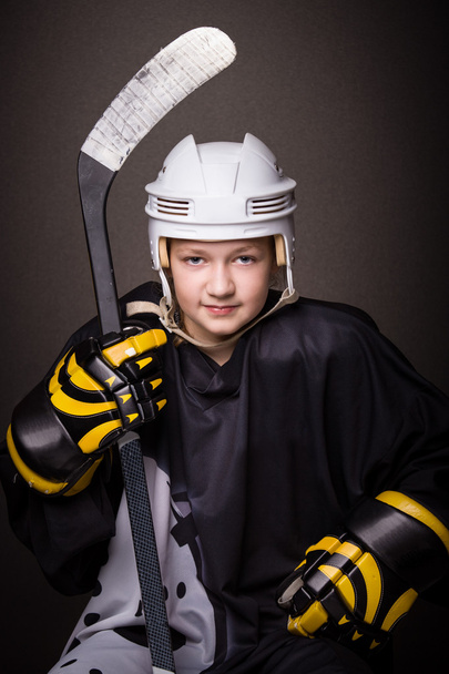 Chica de hockey
 - Foto, Imagen