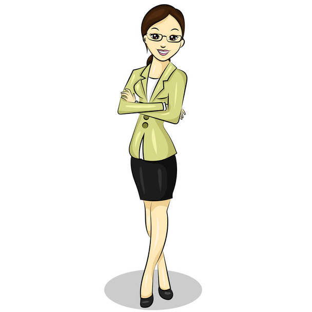 business lady secretary - Vektor, kép