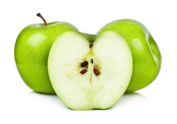 Pomme verte isolée sur fond blanc
 - Photo, image