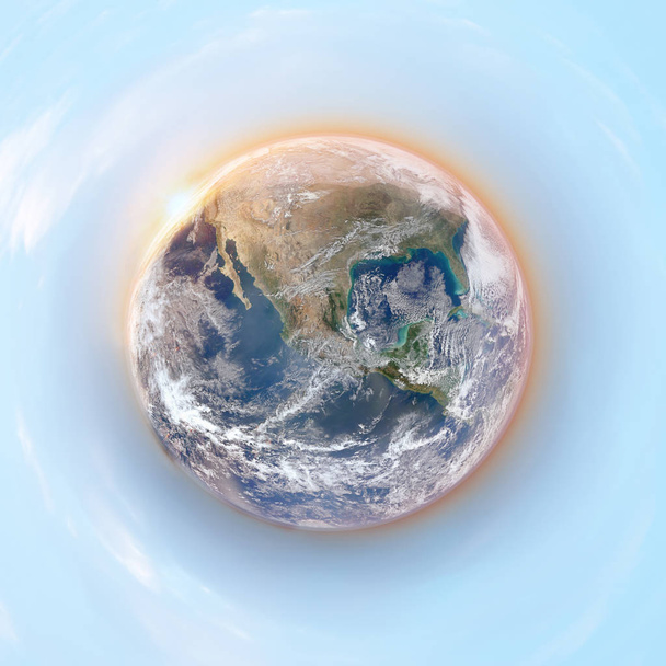 maa stereografinen tausta nouseva aurinko elementtejä tämän kuvan ovat toimittaneet NASA
 - Valokuva, kuva