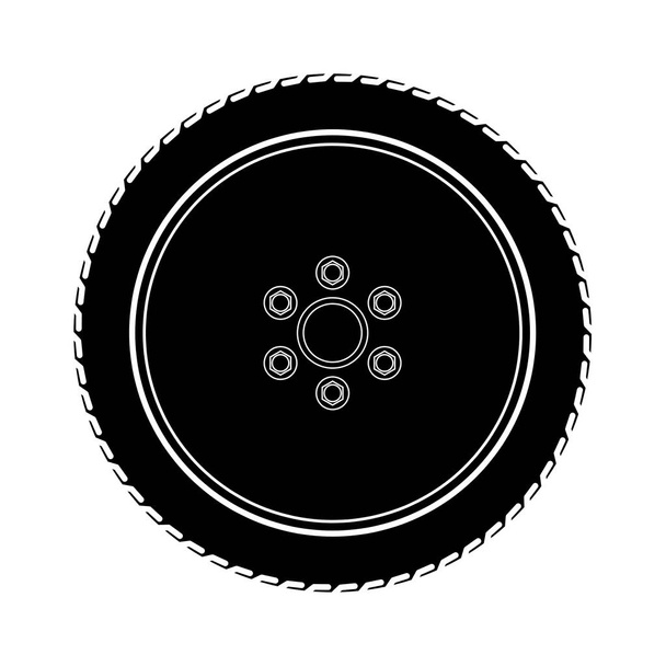 шини і колеса Векторні ілюстрації
 - Вектор, зображення