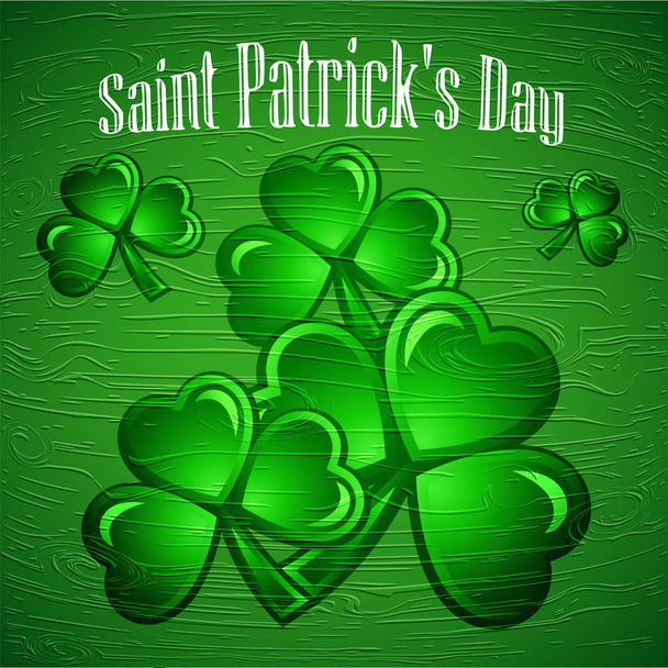 St Patricks Day abstract background. - Διάνυσμα, εικόνα