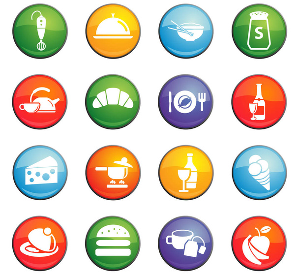 Set de iconos de cocina - Vector, imagen