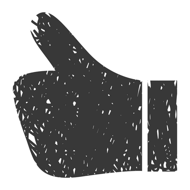 черный все хорошие руки значок
 - Вектор,изображение