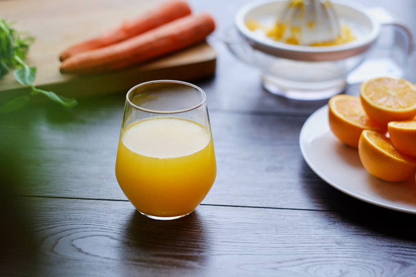 Orange juice in a glass - Photo, Image