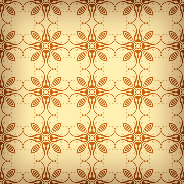 Behang patroon, oude luxe achtergrond van het papier, vector - Vector, afbeelding