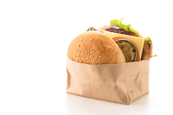 grill chicken burger - Фото, изображение