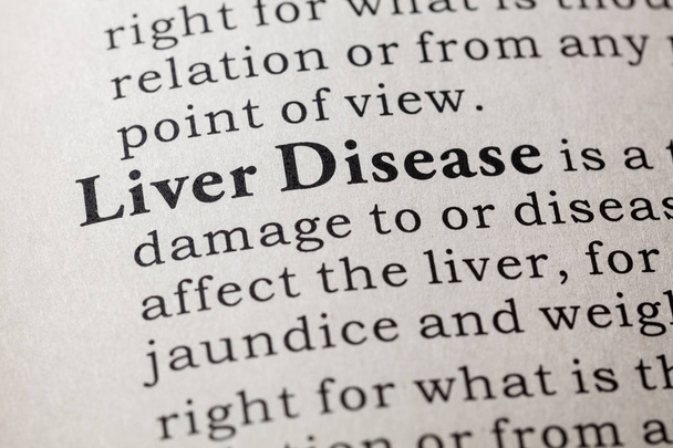 definition of liver disease - Photo, Image