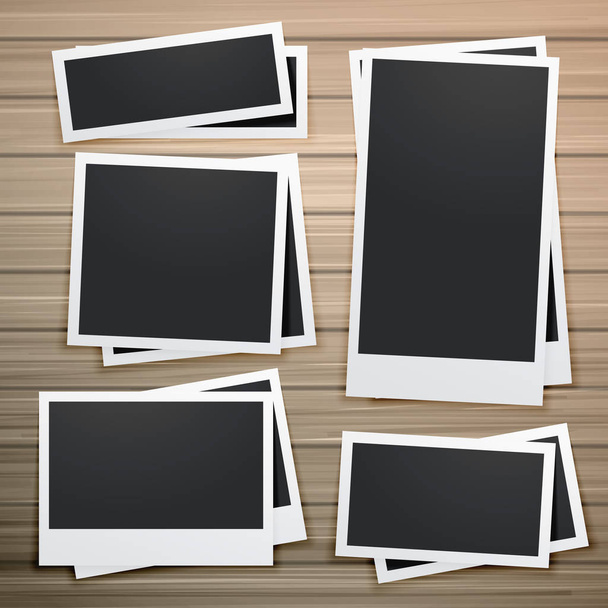 collection of photo frames design - Vector, Image