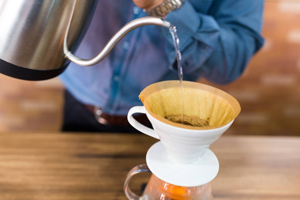Barista making a drip coffee - Fotografie, Obrázek