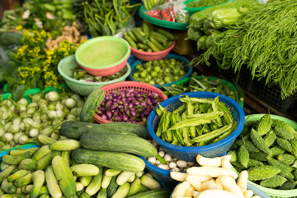 Fresh vegetables market - Photo, Image
