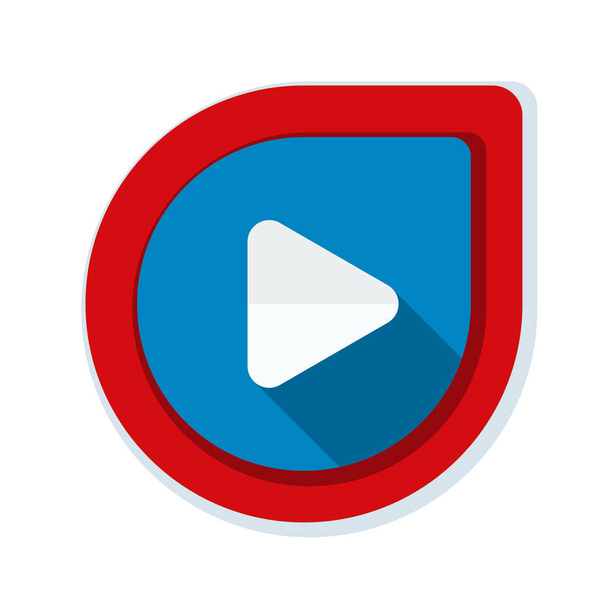 video play icon - Vector, Image
