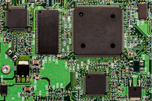 SMD nyomtatott, elektronikus áramköri mikro-vezérlő - Fotó, kép