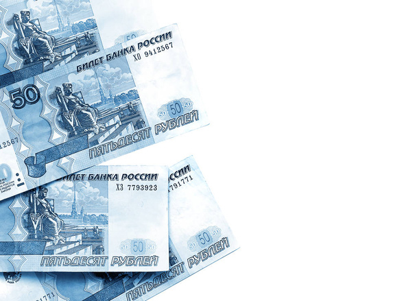 ruských rublů bankovky - Fotografie, Obrázek