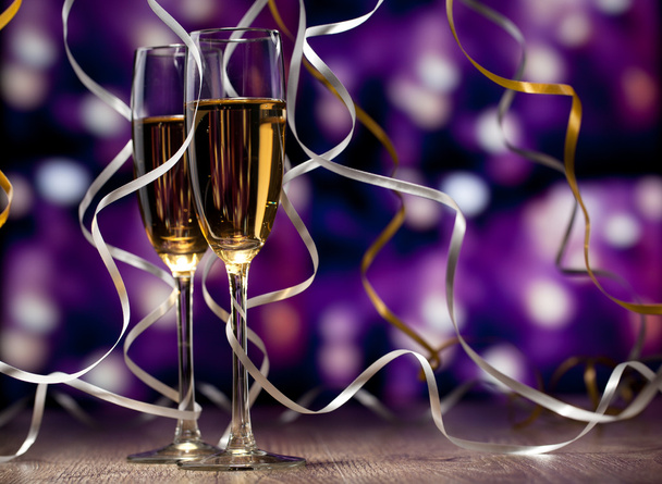 Pair glass of champagne - Foto, Bild