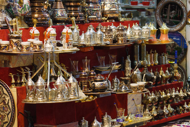 Turkse bazaar lampen markt istanbul Turkije - Foto, afbeelding