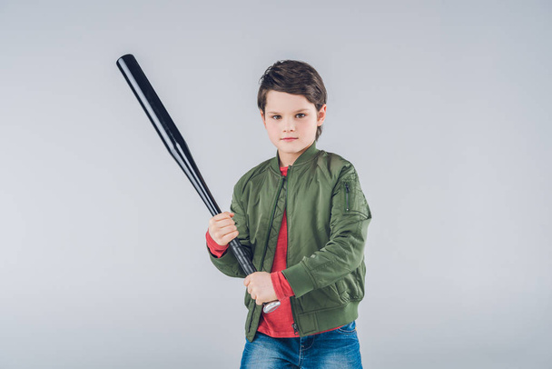 Boy with baseball bat - Foto, afbeelding