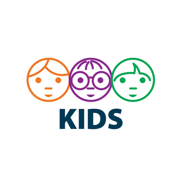 vector logo kids - Vector, Image